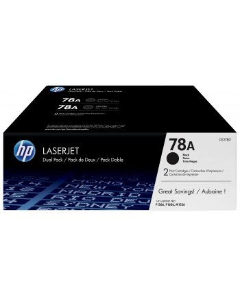Hewlett-Packard HP Toner HP78Ax2=CE278AD  Zestaw 2xBk  2xCE278A nr 1