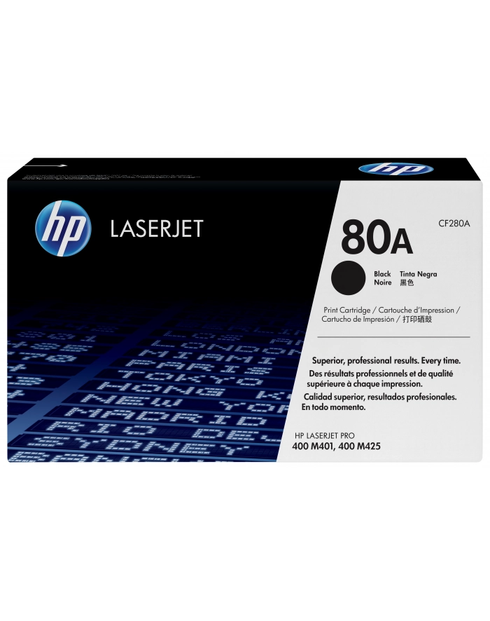 Hewlett-Packard HP Toner Czarny HP80A=CF280A  2700 str. główny