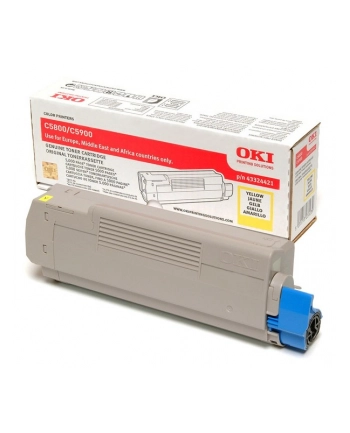 OKI Toner Żółty C58/59=43324421=C5800  C5900  C5550  5000 str. nr 2