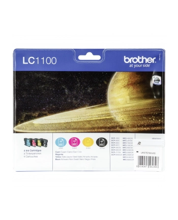 BROTHER Tusz LC1100VALBP=LC-1100VALBP  Zestaw CMYBk  LC1100C+LC1100M+LC1100Y+LC1100BK nr 1