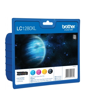 BROTHER Tusz LC1280XLVALBP=LC-1280XLVALBP  Zestaw CMYBk  LC1280XLC+LC1280XLM+LC1280XLY+LC1280XLBK nr 1