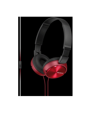 Sony Słuchawki handsfree, mikrofon MDR-ZX310AP Red