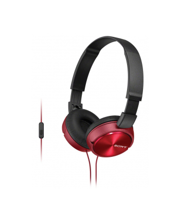 Sony Słuchawki handsfree, mikrofon MDR-ZX310AP Red