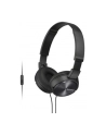Sony Słuchawki handsfree, mikrofon MDR-ZX310AP black - nr 11