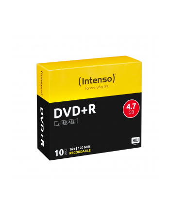 DVD+R INTENSO 4.7GB X16 (10-PACK SLIM)