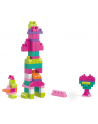 MEGA BLOKS Klocki 60 el. torba różowa - nr 9