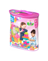 MEGA BLOKS Klocki 60 el. torba różowa - nr 36