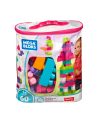 MEGA BLOKS Klocki 60 el. torba różowa - nr 46