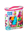 MEGA BLOKS Klocki 60 el. torba różowa - nr 49