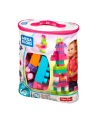 MEGA BLOKS Klocki 60 el. torba różowa - nr 52