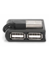 Hub USB 2.0 4-portowy, pasywny, czarny, DIGITUS - nr 32