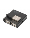 Hub USB 2.0 4-portowy, pasywny, czarny, DIGITUS - nr 42