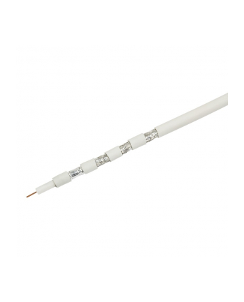 Kabel koncentryczny antenowy SAT CPV0037 LogiLink 100m biały