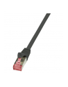 Patchcord LogiLink CQ2043S CAT.6 S/FTP 1,50m, czarny - nr 1