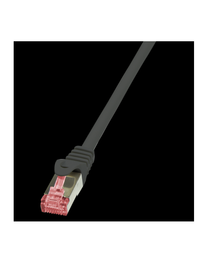 Patchcord LogiLink CQ2043S CAT.6 S/FTP 1,50m, czarny główny