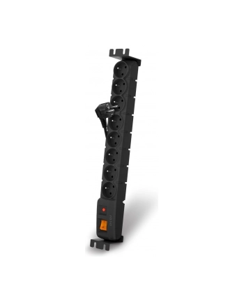 ACAR S8 FA RACK - listwa zasilająca /  przeciwprzepięciowa(8 gniazd  kolor czarny  długość 3 metry  RACK) nr 1