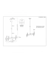 Manhattan Uchwyt sufitowy do TV LED/LCD/PLAZMA, 37-70'', 50kg, regulowany, VESA - nr 21