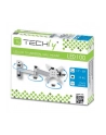 Techly Uchwyt ścienny do TV LCD/LED/PDP dwuprzegubowy 13-30'' 15 kg VESA srebrny - nr 7