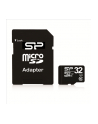 SILICON POWER 32GB, MICRO SDHC, CLASS 10 WITH SD ADAPTER - nr 1