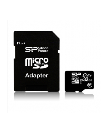 SILICON POWER 32GB, MICRO SDHC UHS-I, SDR 50 mode, Class 10, with SD adapter