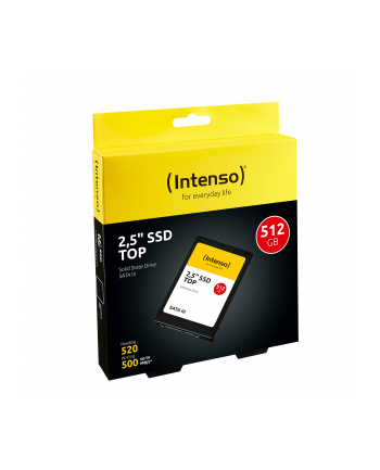 DYSK SSD WEWNĘTRZNY INTENSO 512GB SATA III 2.5” TOP