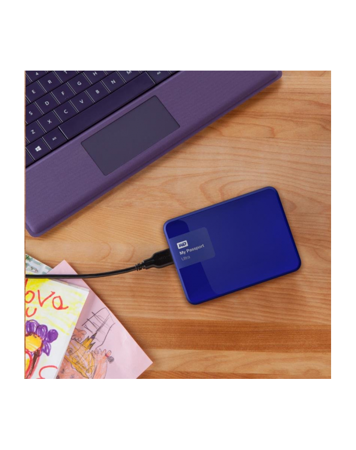 WESTERN DIGITAL Dysk WD My Passport ULTRA 3TB USB 3.0 blue główny