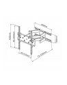 Techly Uchwyt ścienny do TV LCD/LED/PDP 23-55'' 70kg VESA pełna regulacja czarny - nr 2