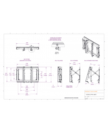 Vogels Video wall POP-OUT module nr 2