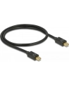 Delock kabel mini Displayport (M) - mini Displayport (M) 0.5m, black - nr 18