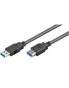 Gembird AM-AF kabel, przedłużacz USB 3.0 1.8M czarny - nr 1