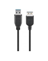 Gembird AM-AF kabel, przedłużacz USB 3.0 1.8M czarny - nr 8