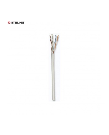 Intellinet Network Solutions Intellinet Kabel instalacyjny skrętka UTP, Cat.6, drut, 23 AWG, 305m, CCA szary