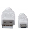 Manhattan Kabel Hi-Speed USB 2.0 A męski na micro-B męski, 1m, biały - nr 5