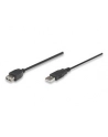 Manhattan Przedłużacz USB 2.0 A-A M/Ż 1,8m czarny - nr 11