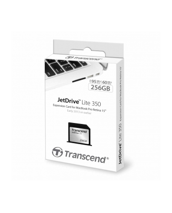Transcend JetDrive Lite 350 karta rozbudowy pamięci 256GB Apple MacBook Pro 15''