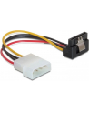 Delock kabel SATA zasilający MOLEX (M)->SATA (F) metalowy zatrzask, kątowy, 15cm - nr 5