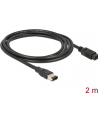 Delock Kabel FireWire 9-pinowe męski > 6-pinowe męski 2m - nr 20