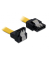 Delock kabel do dysków serial ata III data 50cm zatrzaski metalowe, kątowy,żółty - nr 3