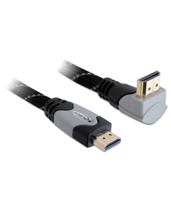 Delock Kabel High Speed HDMI Ethernet HDMI A męskie > HDMI A męskie kątowy 1m nr 1