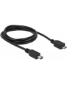 Delock kabel USB micro-BM > USB mini BM, USB 2.0, 1 m - nr 25