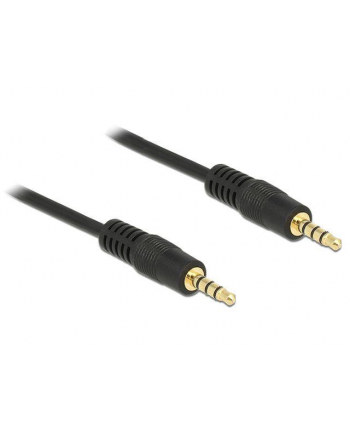 Delock Kabel Stereo Jack 3.5 mm 4 pin męski->Stereo Jack 3.5 mm 4 pin męski, 2m