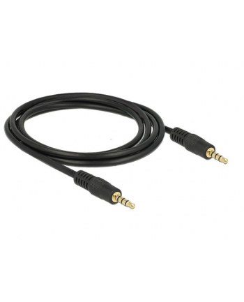 Delock Kabel Stereo Jack 3.5 mm 4 pin męski->Stereo Jack 3.5 mm 4 pin męski, 2m