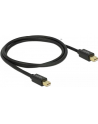 Delock kabel mini Displayport (M) - mini Displayport (M) 1m, black - nr 18