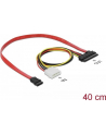 Delock kabel do dysków SATA 7pin - Molex 4 pin power + SATA 22 pin data + power - nr 18