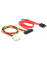 Delock kabel do dysków SATA 7pin - Molex 4 pin power + SATA 22 pin data + power - nr 1