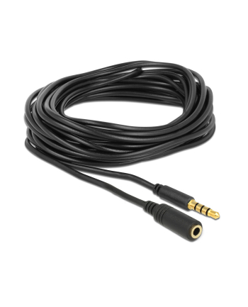 Delock Kabel/Przedłużacz Audio Stereo Jack 3.5mm (M) -> Iphone 4pin (F), 5m