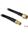 Delock Kabel antenowy RP-SMA Plug > RP-SMA Jack CFD200 5m - nr 13
