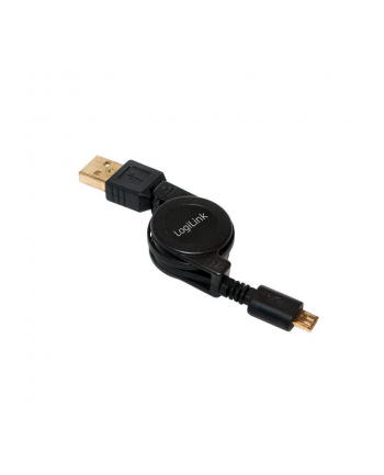 LOGILINK - Rozwijany kabel USB A męski do Micro USB B męski