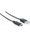 Manhattan Kabel USB-C męski na USB typu A męski 1m czarny USB 2.0 - nr 26