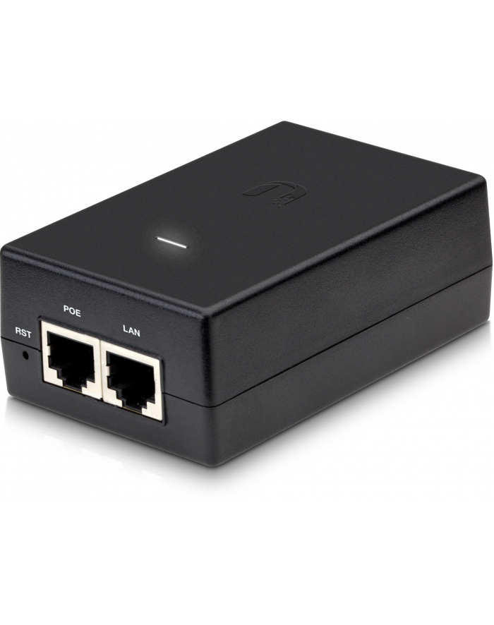 Ubiquiti Networks Ubiquiti PoE-24G Passive PoE Adapter EU, 24V 1A, ESD prot, 24W, Gigagbit Eth. główny